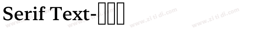 Serif Text字体转换